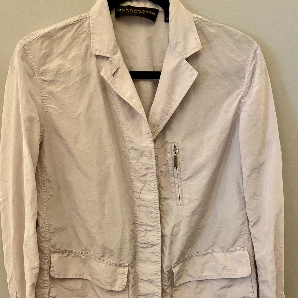 Donna Karen Signature 100% Silk jacket